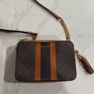Michael Kors Black and Brown Belt Bag